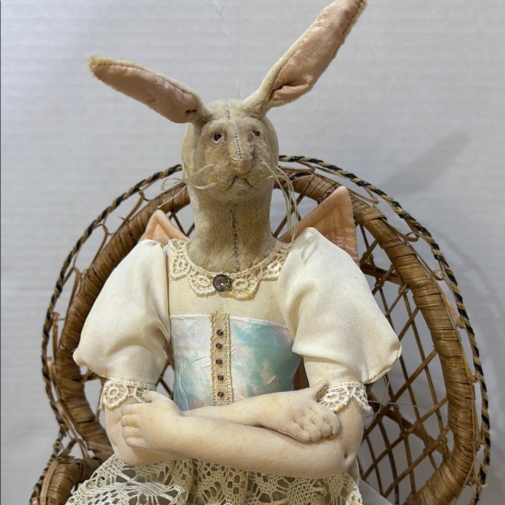 Akira Blount Hand Made Rabbit Doll 1988